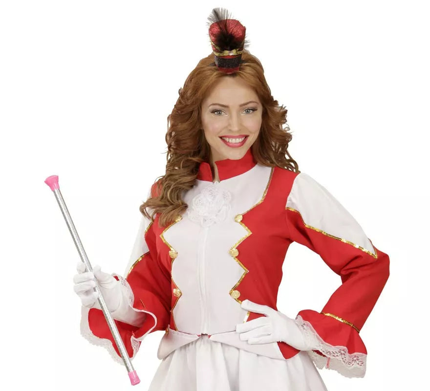 Translation missing: pt-PT.Bastón Majorette rosa Holográfico de 51 cm