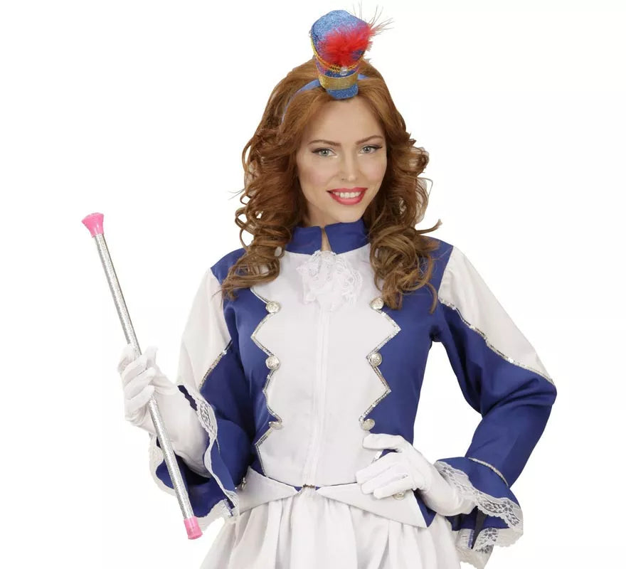 Translation missing: pt-PT.Bastón Majorette rosa Holográfico de 51 cm