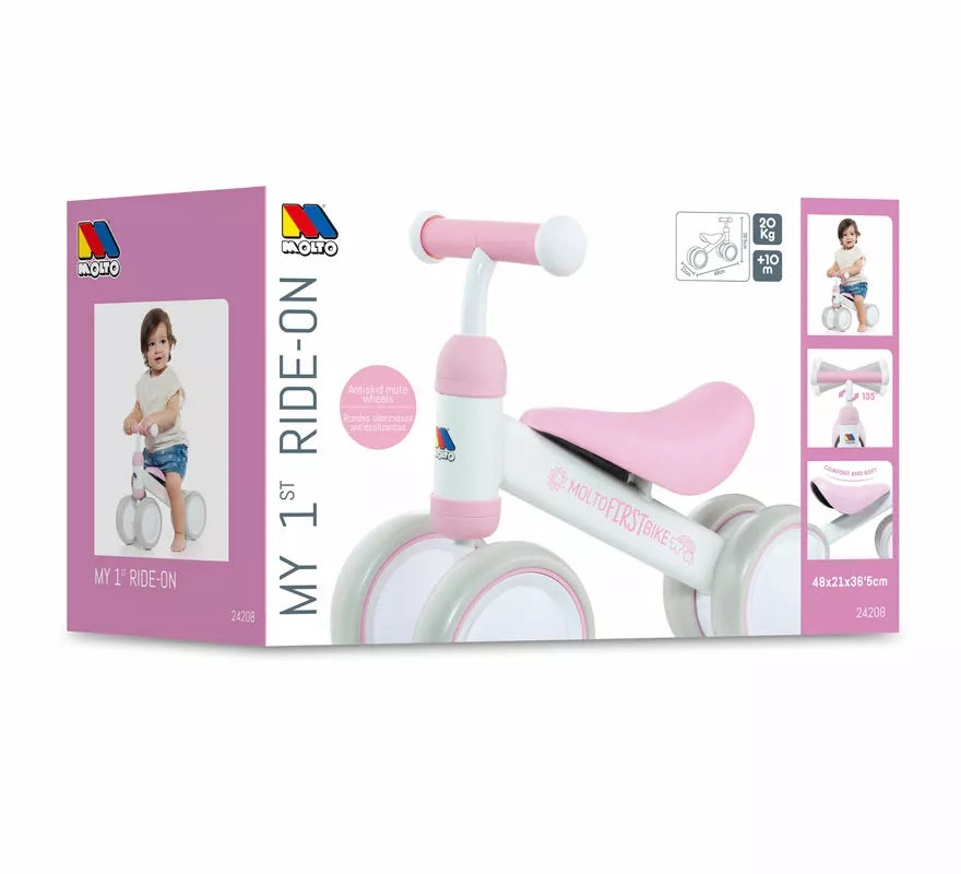 Translation missing: pt-PT.Bicicleta Correpasillos rosa para bebé