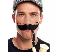 Bigode Detetive Marrom