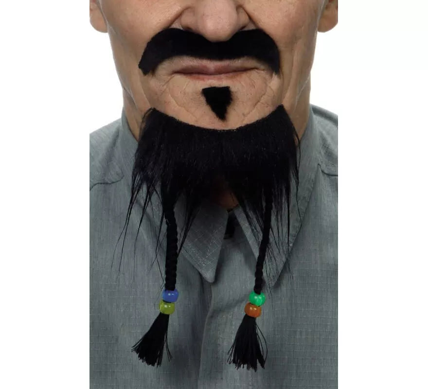 Translation missing: pt-PT.Bigote con Perilla y Barba negro