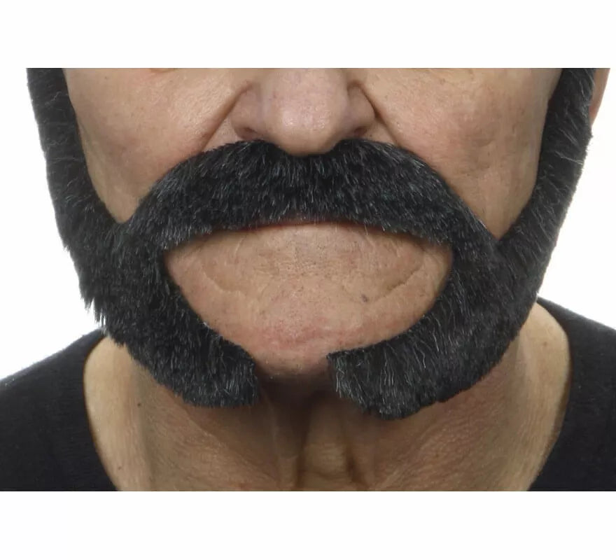 Translation missing: pt-PT.Bigote con Perilla y Patillas negro con canas