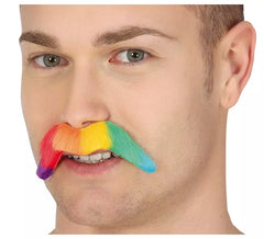 Bigode arco-íris de 10 cm