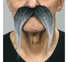 Bigode chinês preto cinza