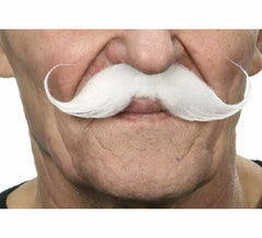Bigode Mosqueteiro Branco
