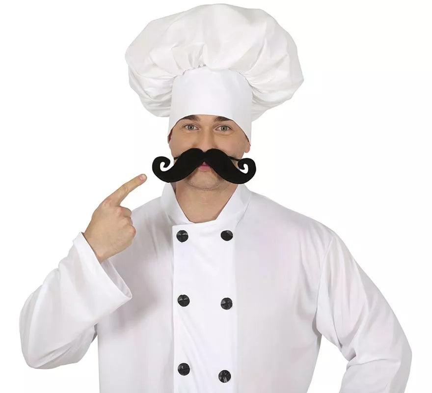 Bigote extra grande de 21.5 cm con elástico
