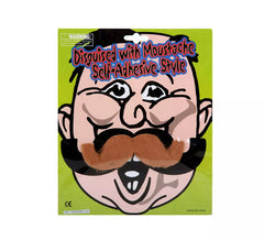 Viking bigode flexível loiro