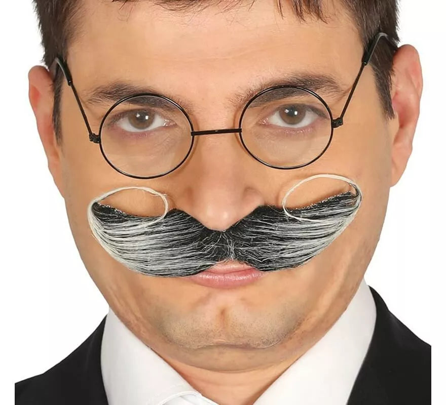 Translation missing: pt-PT.Bigote Ingles Canoso con Adhesivo