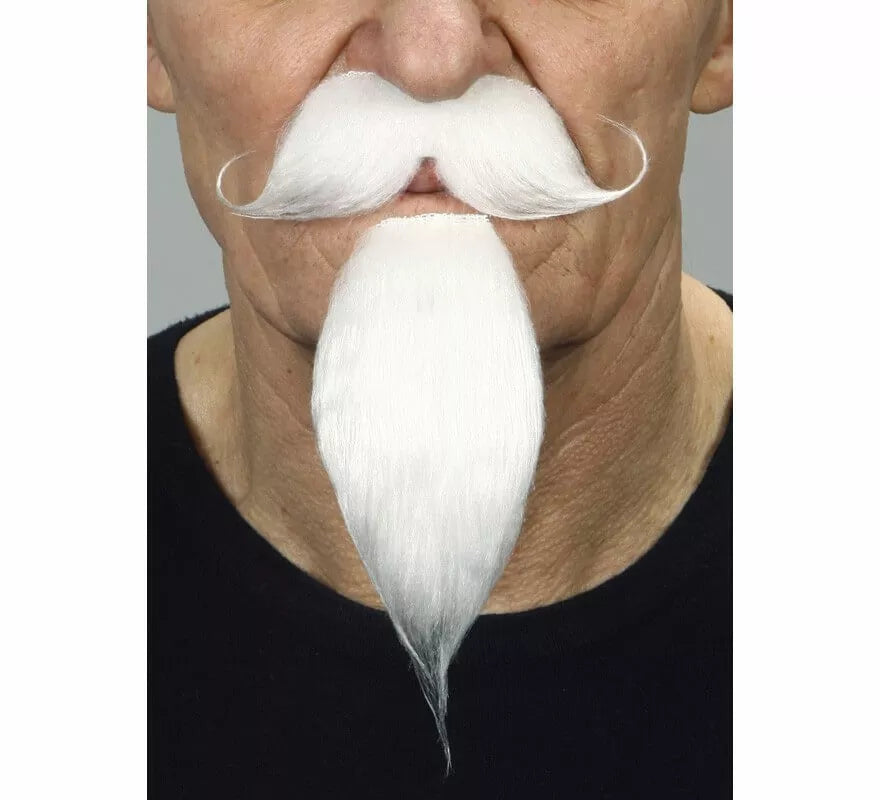 Translation missing: pt-PT.Bigote Inglés con Perilla blanco