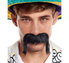 Bigode preto caído do mexicano