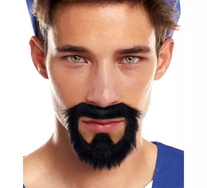 Translation missing: pt-PT.Bigote y Perilla de Barba negra Pirata