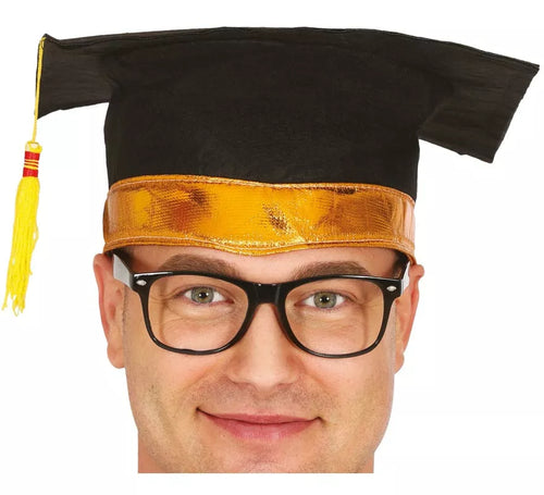 Birrete de Estudiante de tela para adultos