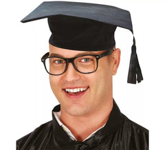 Mortarboard de pós-graduação em tecido