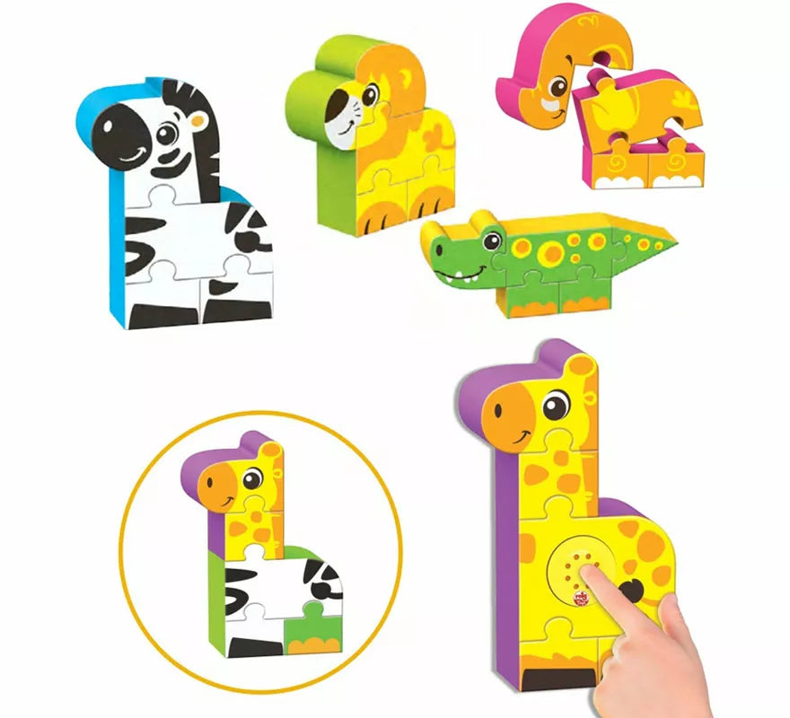 Translation missing: pt-PT.Bloques de Puzzles de Figuras del Zoo con Sonido