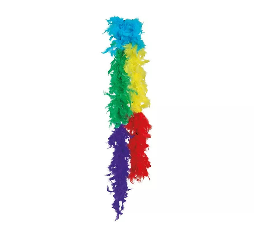 Translation missing: pt-PT.Boa de 40 gr de plumas Multicolor de 180 cm