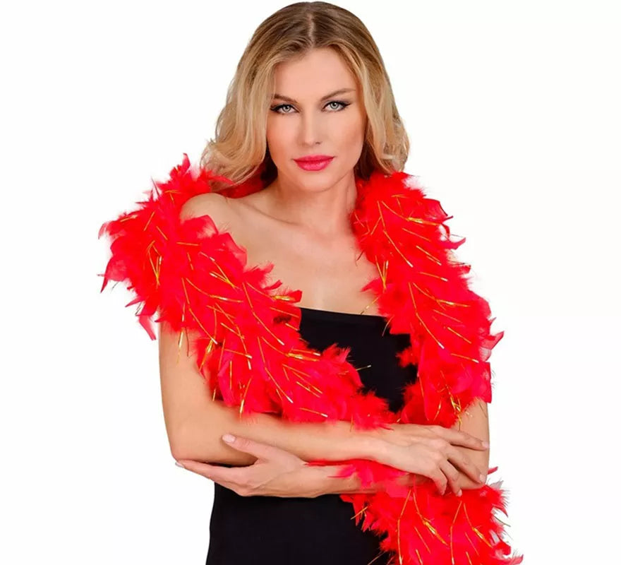Translation missing: pt-PT.Boa de Plumas con Espuma dorada de 1,80 m y 80 g en varios colores