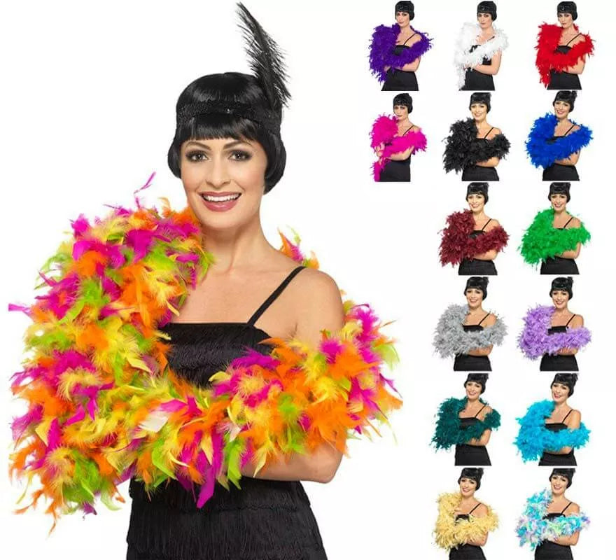 Translation missing: pt-PT.Boa Deluxe de Plumas 180 cm 80 g en varios colores