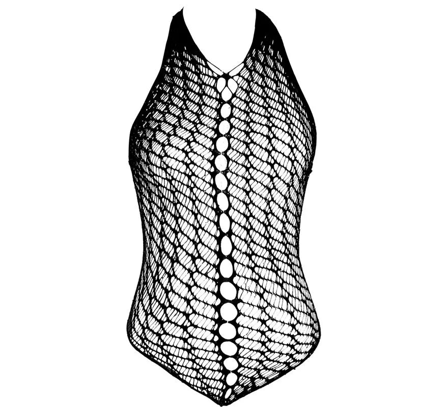 Translation missing: pt-PT.Body de Rejilla negro con Pedrería para mujer