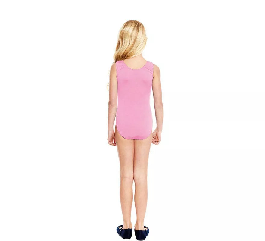 Translation missing: pt-PT.Body o Maillot con tirante ancho rosa para niña