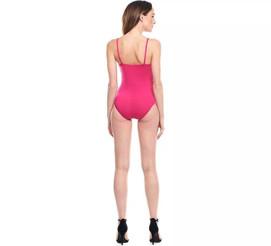 Translation missing: pt-PT.Body o Maillot de punto con tirantes fucsia para mujer