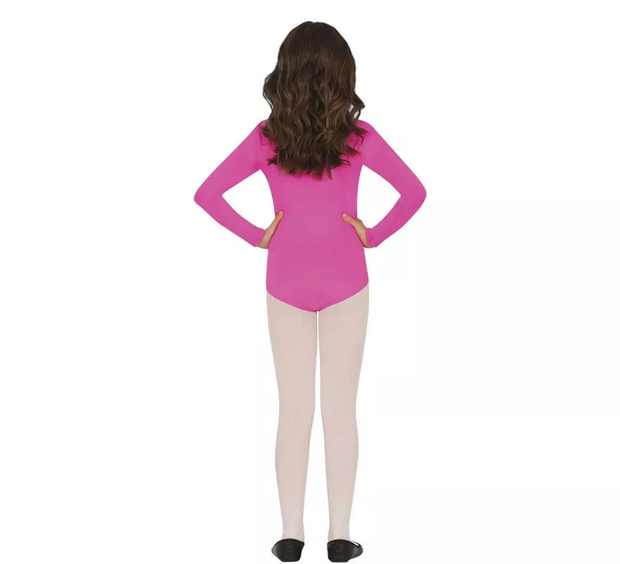 Translation missing: pt-PT.Body o Maillot Fucsia manga larga para niños