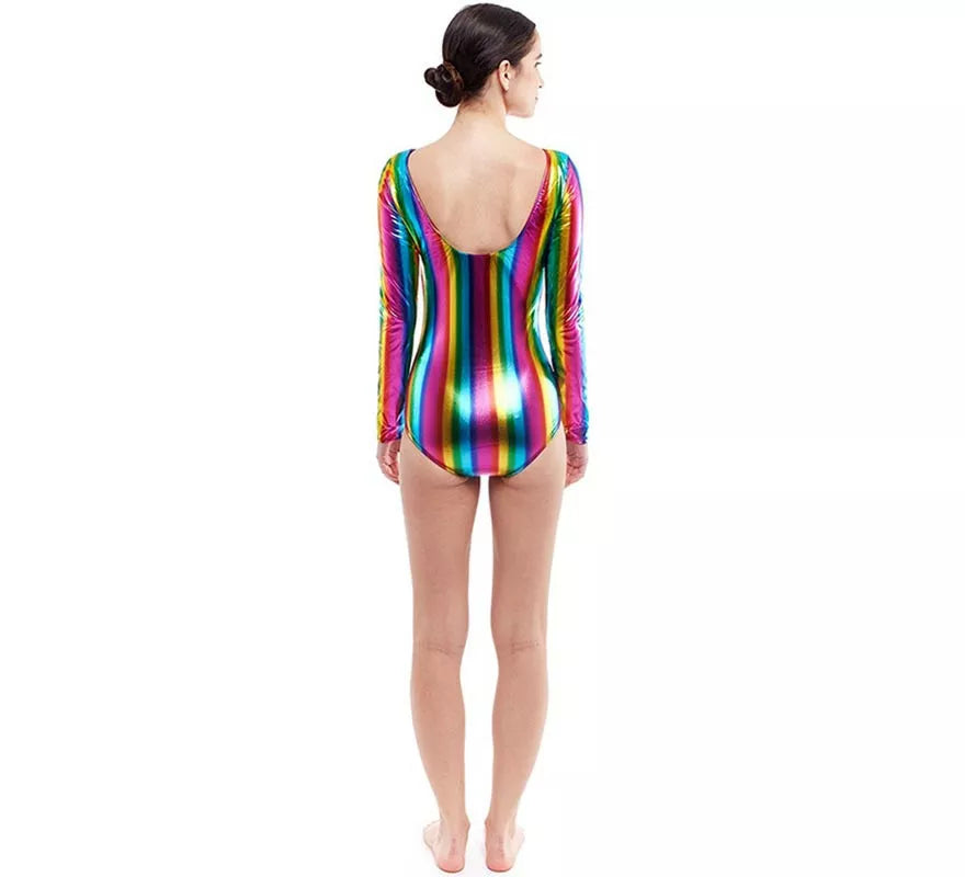 Translation missing: pt-PT.Body o Maillot metalizado multicolor para mujer
