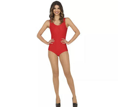 Body ou Maillot vermelho sem mangas para mulheres