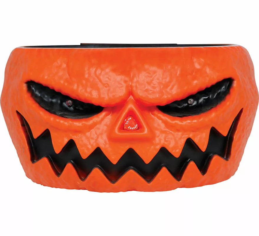 Bol Calabaza con Luz, Sonido y Movimiento de 15x25 cm