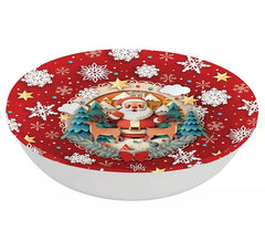 Tigela de Papai Noel em PVC de 32 cm
