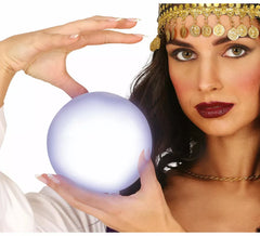 Bola Pitonisa com luz 12 cm