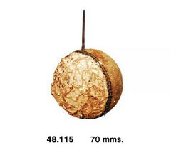 Bola de ouro de 70mm.