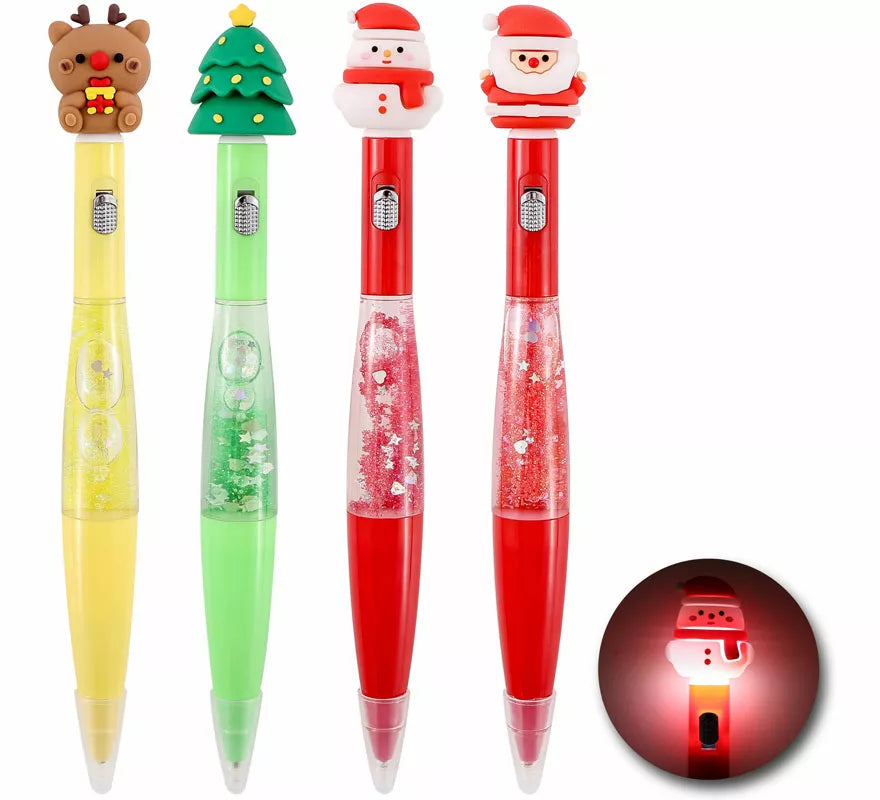 Translation missing: pt-PT.Bolígrafo de Navidad con Luz modelos surtidos