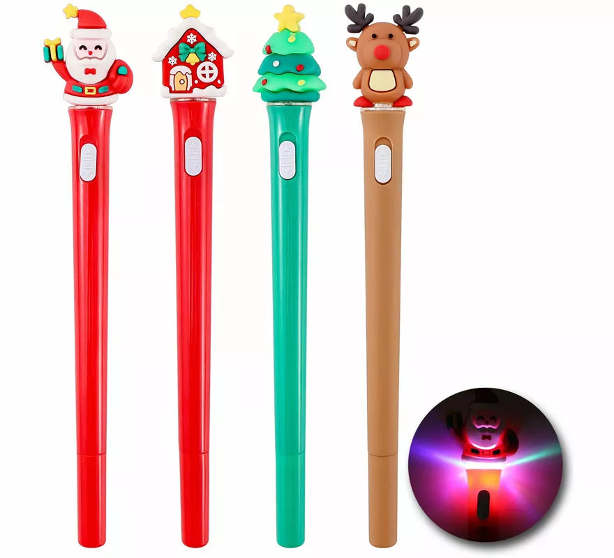 Translation missing: pt-PT.Bolígrafo de Navidad con Luz modelos surtidos