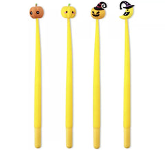 Caneta de silicone tipo abóbora, modelos variados