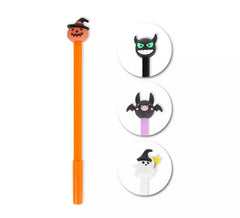 Caneta Halloween em modelos variados de 17,5 cm