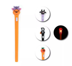 Caneta Halloween em modelos variados de 17,5 cm