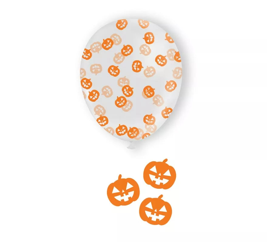 Translation missing: pt-PT.Bolsa 10 Globos con Confeti Calabaza