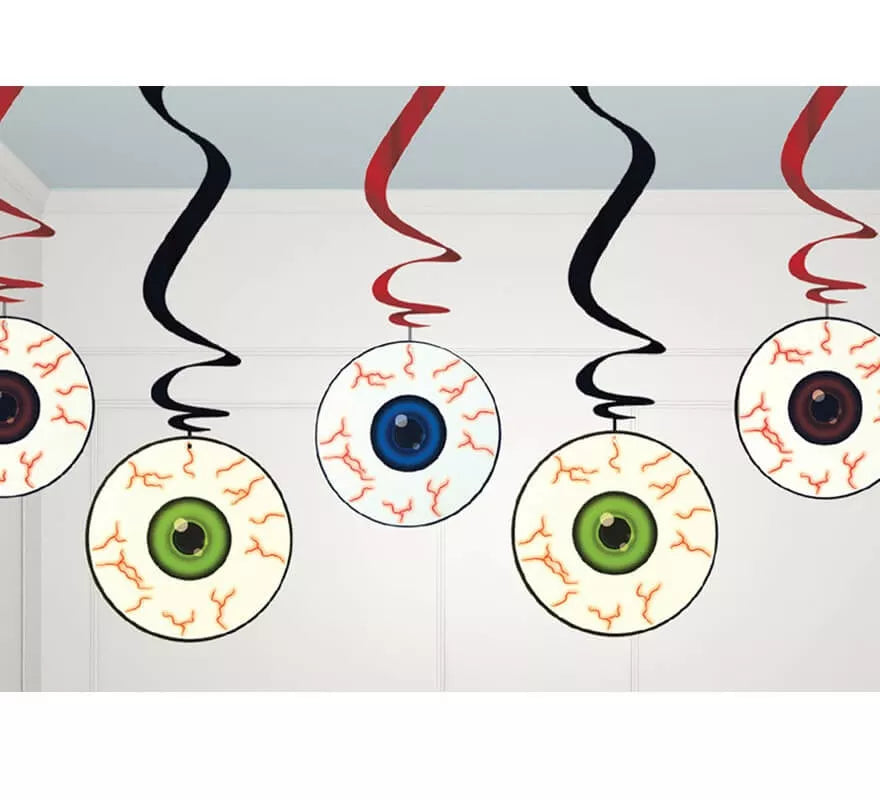 Translation missing: pt-PT.Bolsa 5 Colgantes decorativos Ojos para Halloween