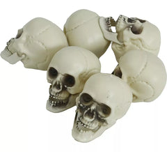Saco com 6 Caveiras de 6 cm