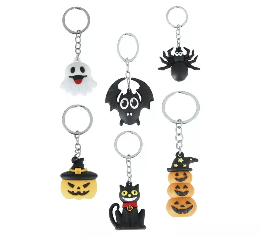 Translation missing: pt-PT.Bolsa 6 Llaveros Halloween de 4.5 cm