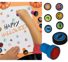 Saco com 6 Selos de Halloween 4 cm
