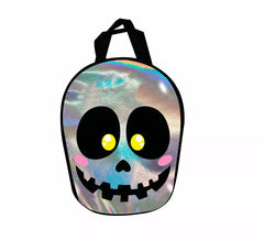 Bolsa Caveira Metálica 36x28 cm