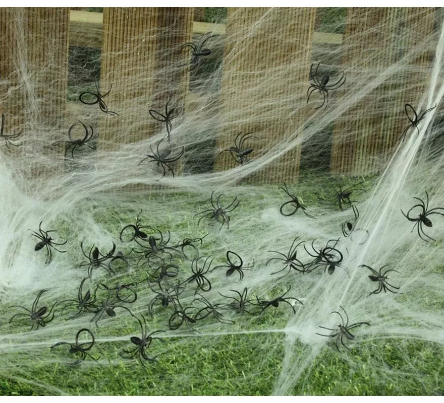 Translation missing: pt-PT.Bolsa con 25 Arañas pequeñas para decorar Halloween