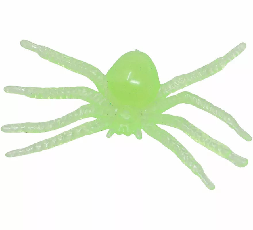 Bolsa de 10 Arañas Fluorescentes de 5 cm