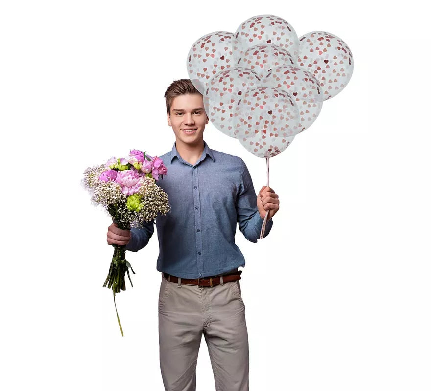 Translation missing: pt-PT.Bolsa de 10 Globos con Corazones