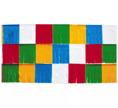 Saco de 25 metros Franja plástica multicolorida