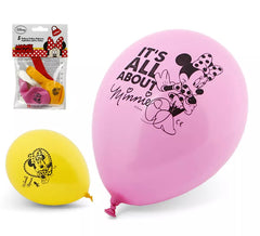 Saco de 5 balões Minnie cores sortidas de 23 cm