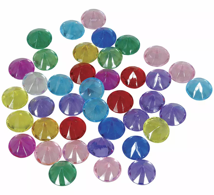 Translation missing: pt-PT.Bolsa de 50 Diamantes multicolor de 1,50 cm