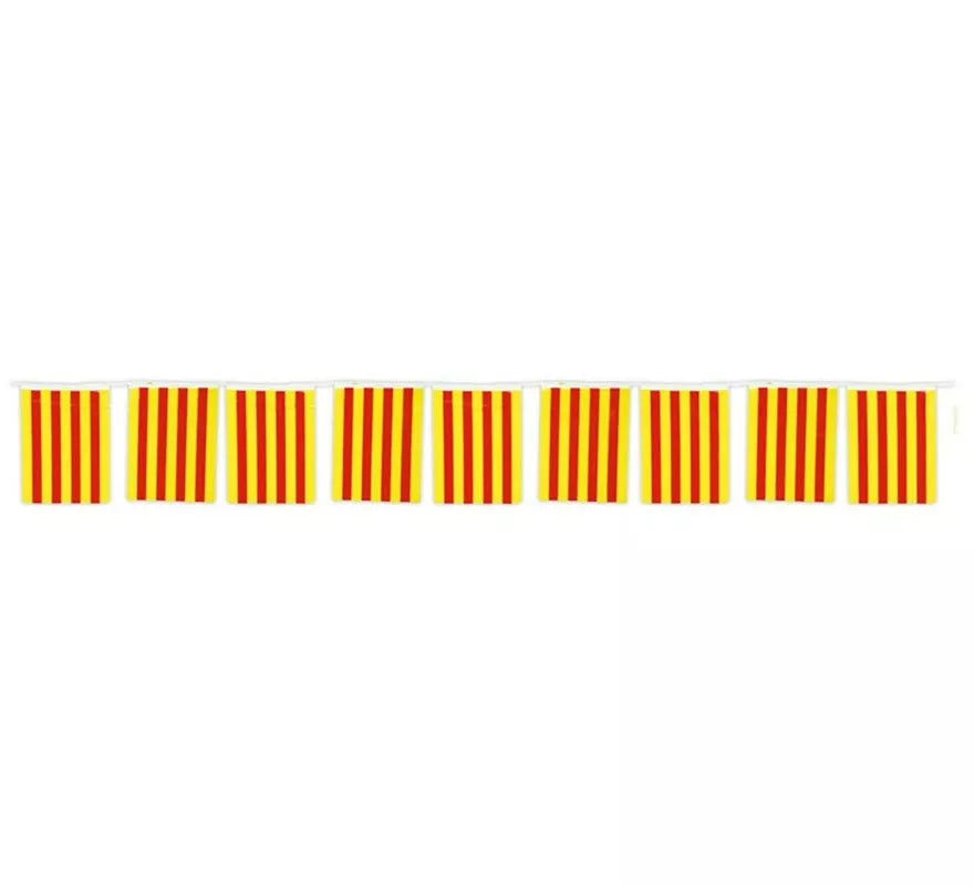 Translation missing: pt-PT.Bolsa de 50 mts. Bandera regional Catalana de Plástico