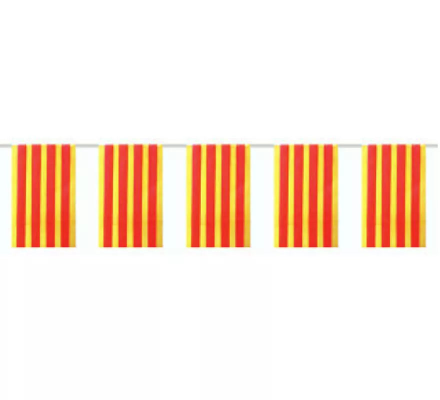 Translation missing: pt-PT.Bolsa de 50m. Bandera de Cataluña de plástico